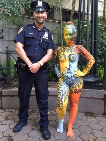 The artists of nyc bodypainting day 2015
