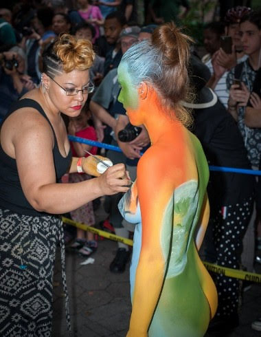 2015 day the of nyc bodypainting artists NYC Bodypainting
