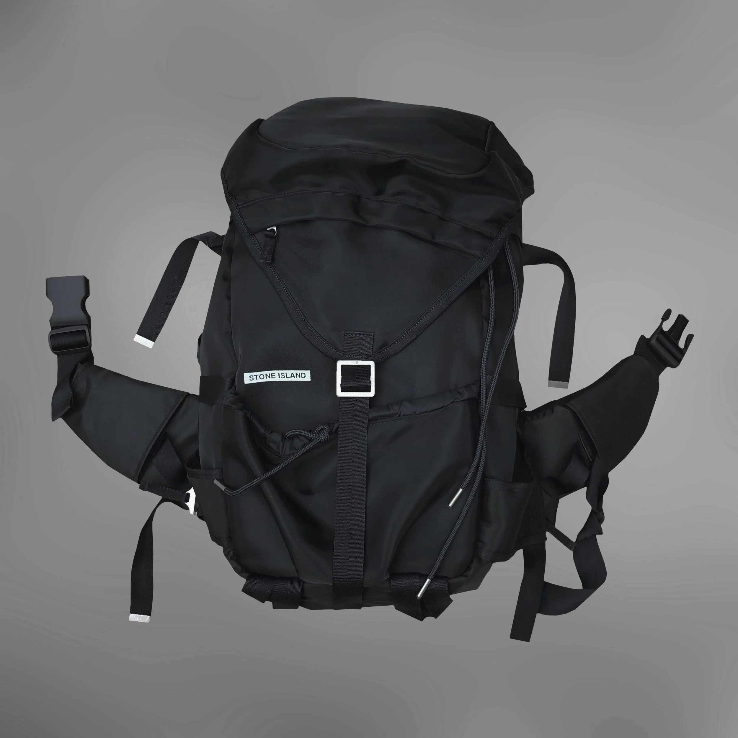 stone island backpack black