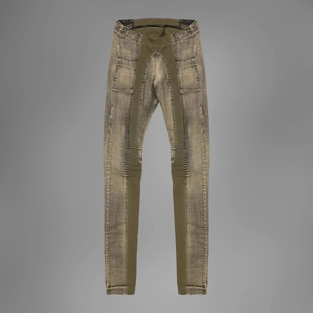 Rick Owens DRKSHDW OG Biker Leggings / Memphis Pants (Khaki  