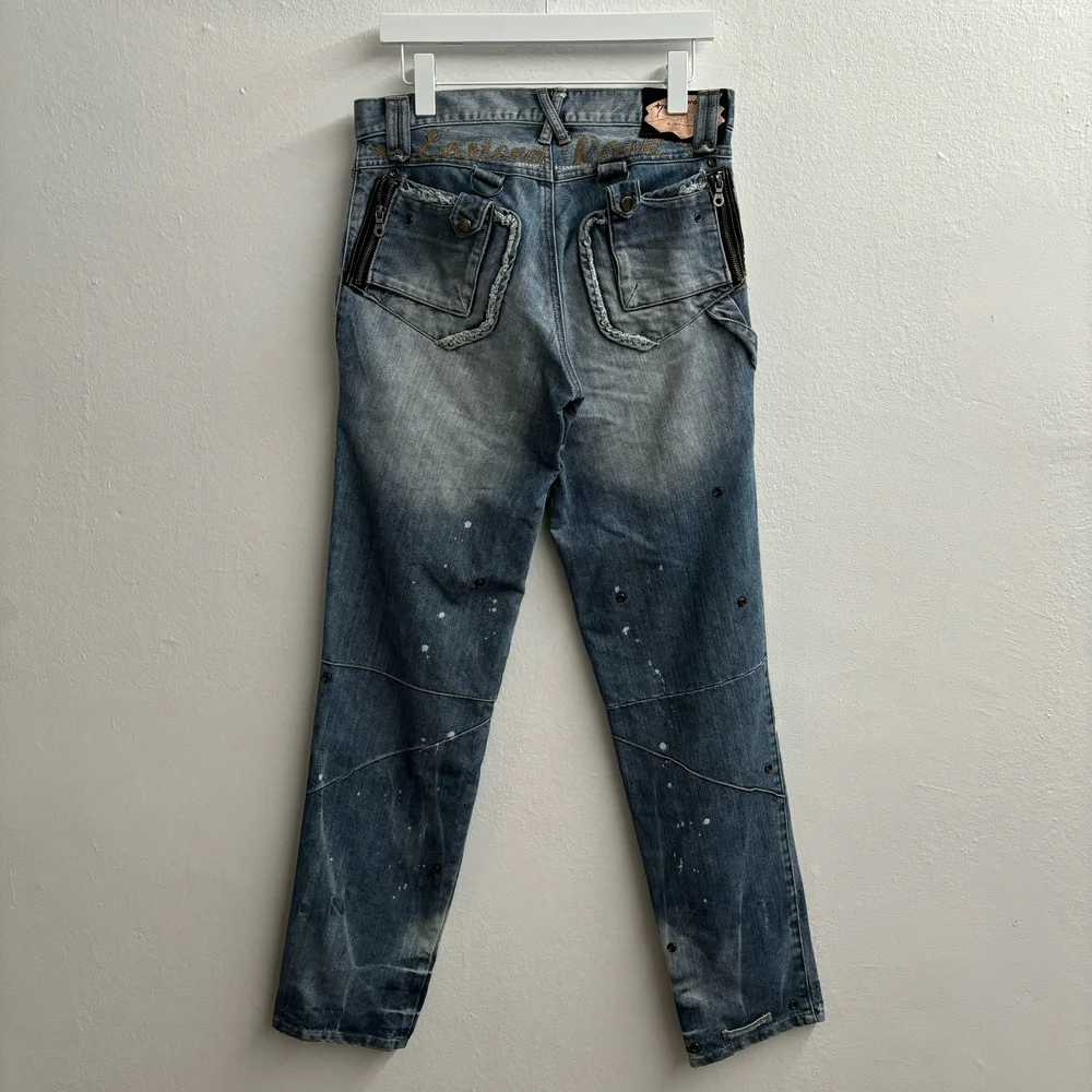 パンツ ppfm stretch denim fade beltprint y2k 6ddfe82b-8585-40f1-a86c-