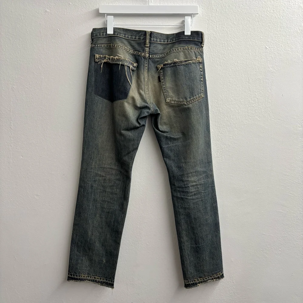 Undercover 68 Yellow Yarn Denim — sickboyarchive.