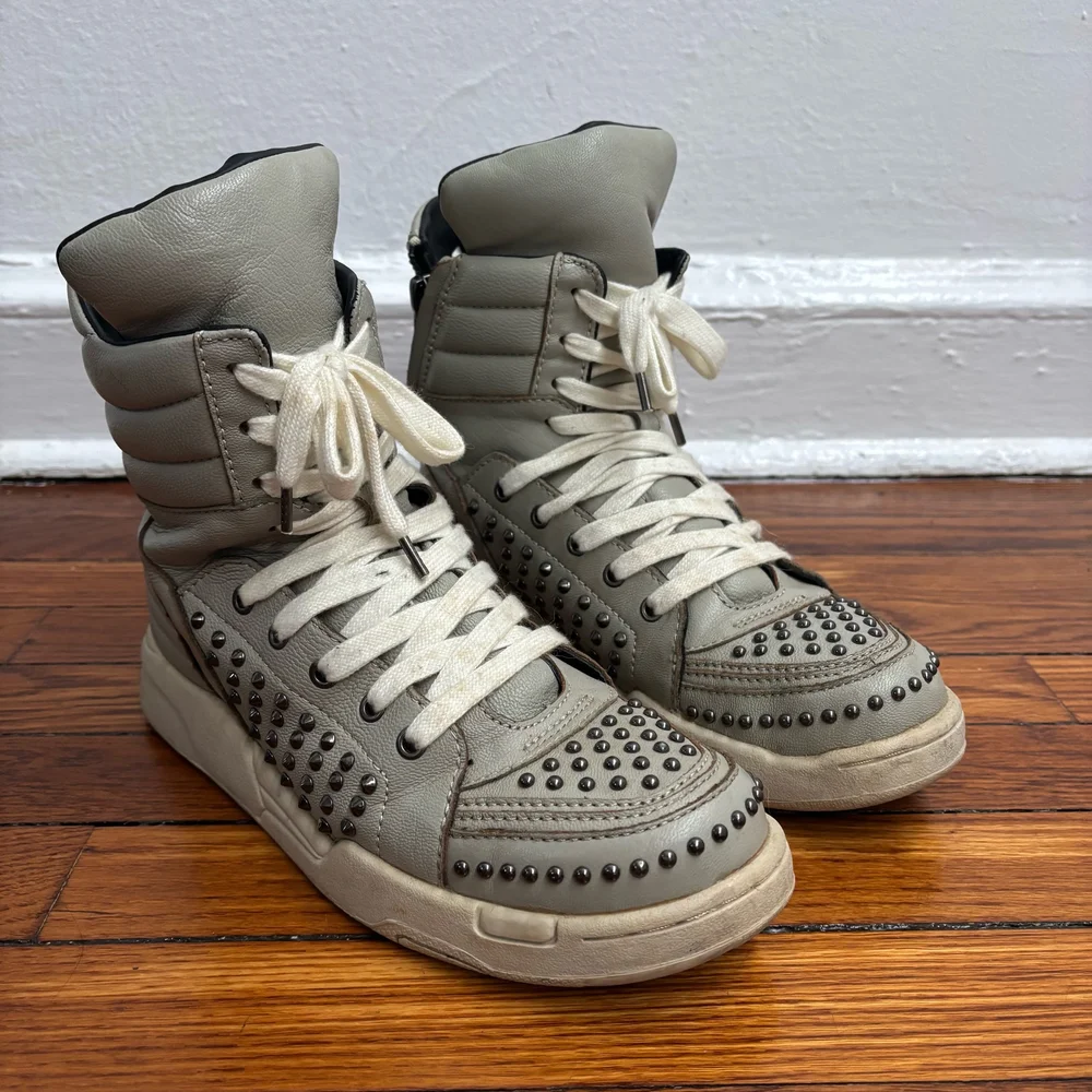 HIRO×DIET BUTCHER SLIM SKIN スウェット KIDILL Diet Butcher Slim Skin High-Top Spiked Sneakers