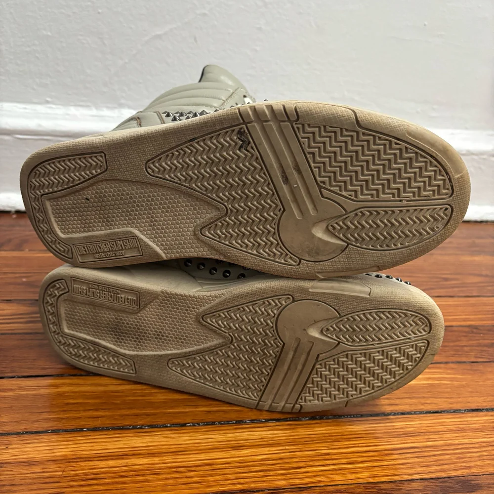 Diet Butcher Slim Skin High-Top Spiked Sneakers — sickboyarchive.