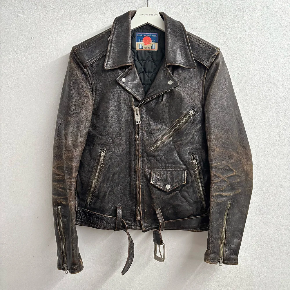 Blackmeans Leather Moto Jacket — sickboyarchive.
