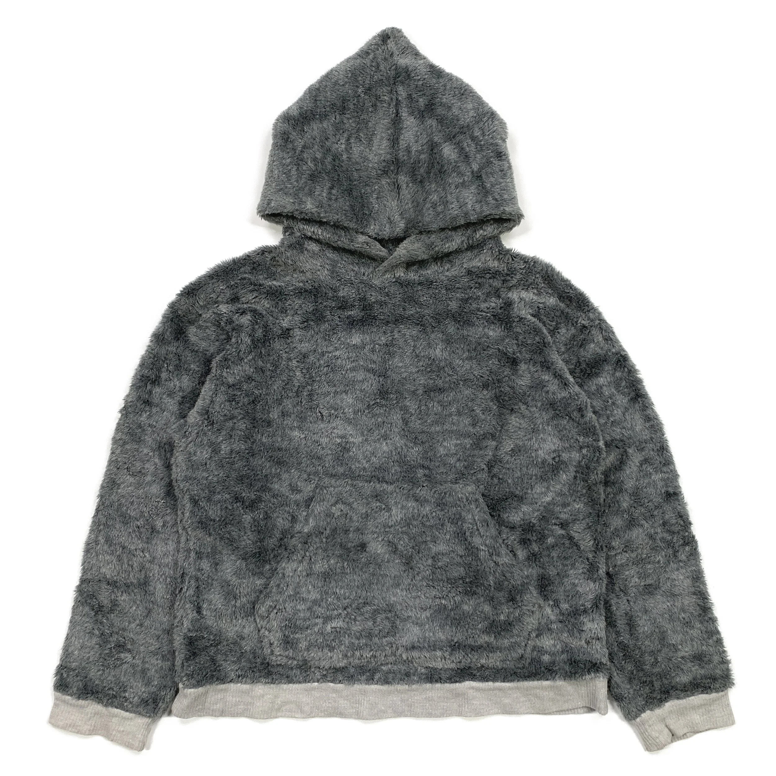 Nepenthes Teddy Fur Hoodie Grey.jpg