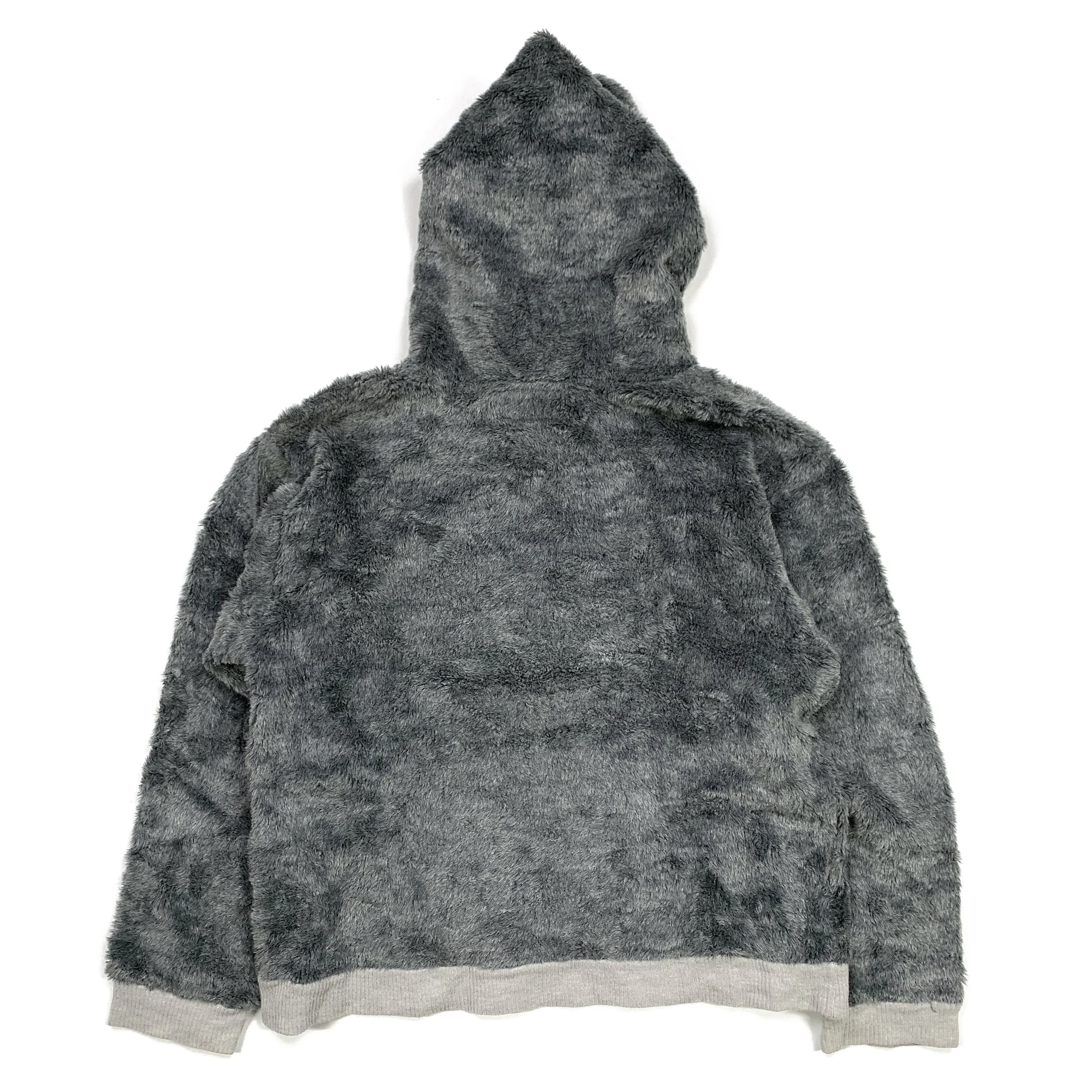 Nepenthes Teddy Fur Hoodie Grey2.jpg