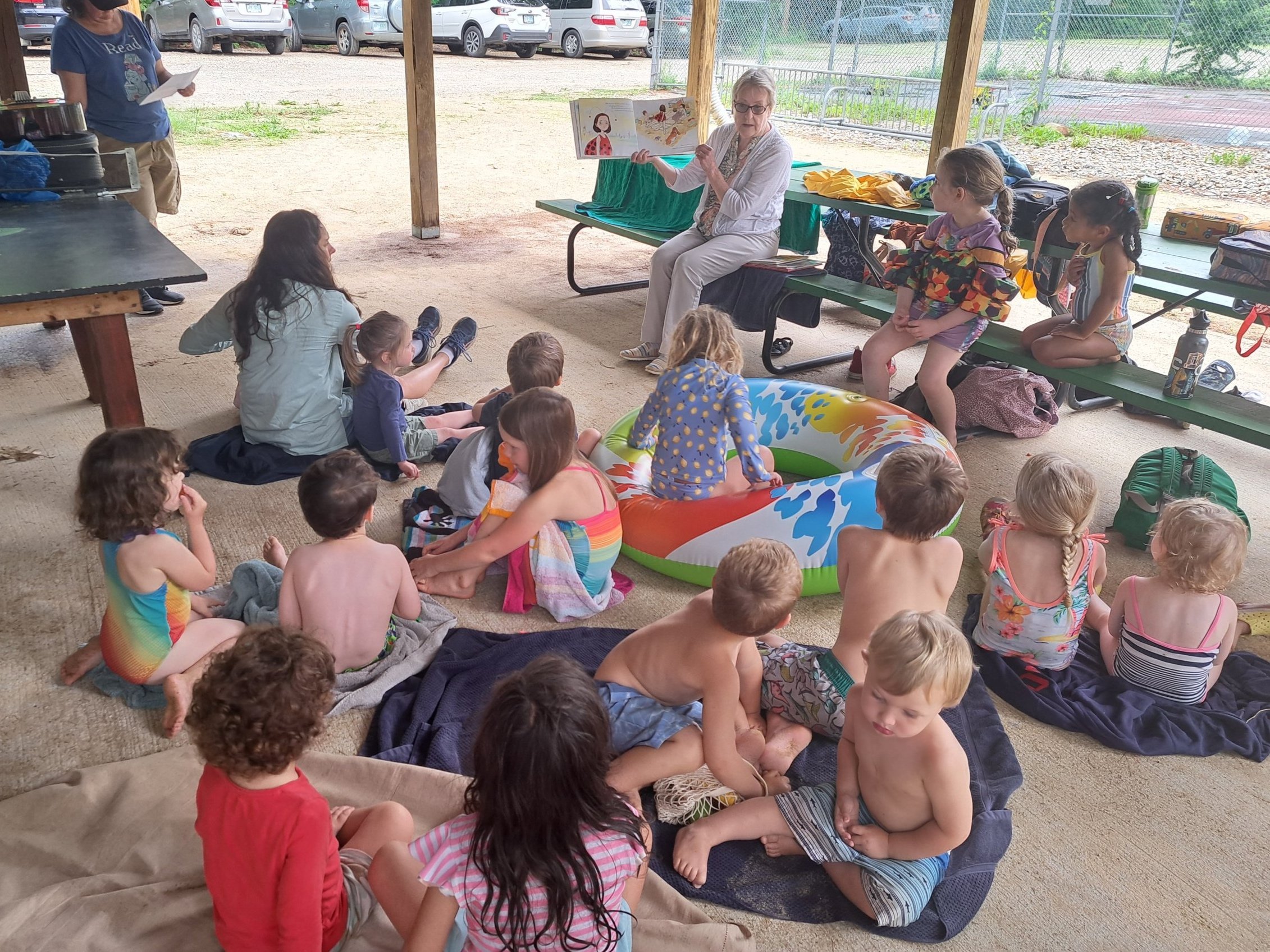 The "All Together Now" Summer Reading Program stops at Goss!