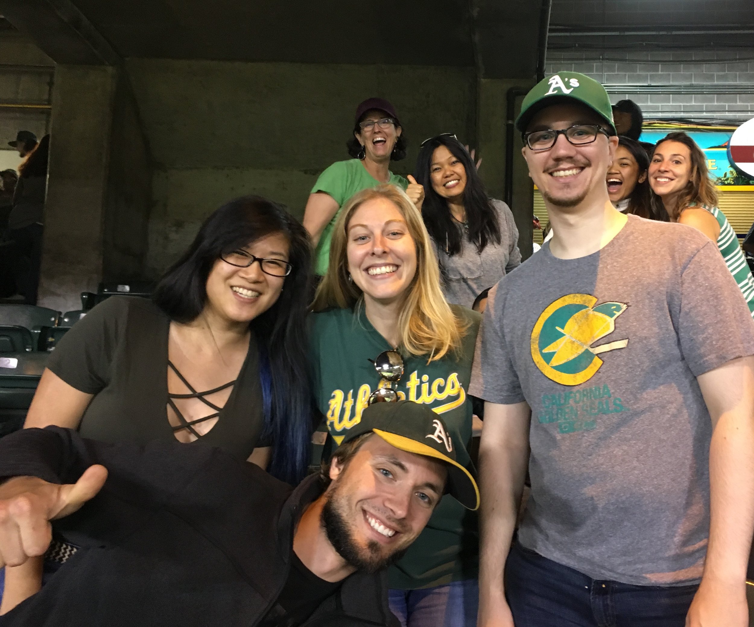 Take us out to the ball game! UPP cheered on the Oakland A’s against the SF Giants, August 2018.
