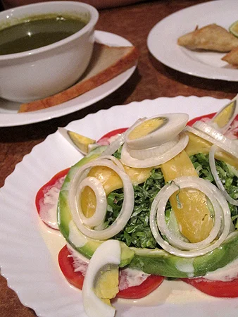 Vegetarian option at a favourite local restaurant
