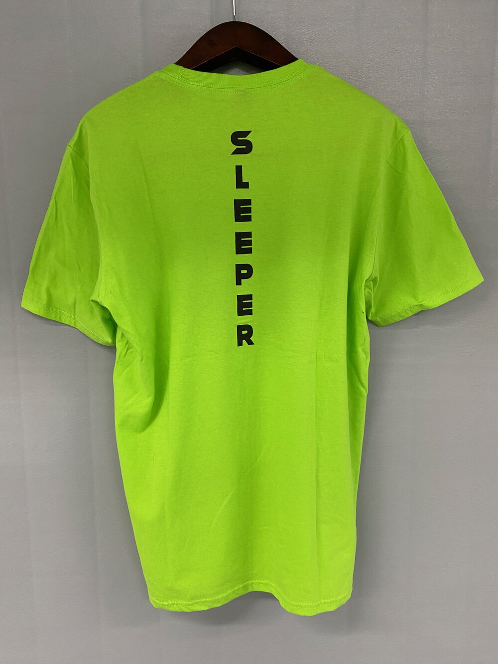 Lima Tegenover Uitvoerder Sleeper Logo T-Shirt Lime Green with Black 2 Sided — SLEEPER JIU JITSU