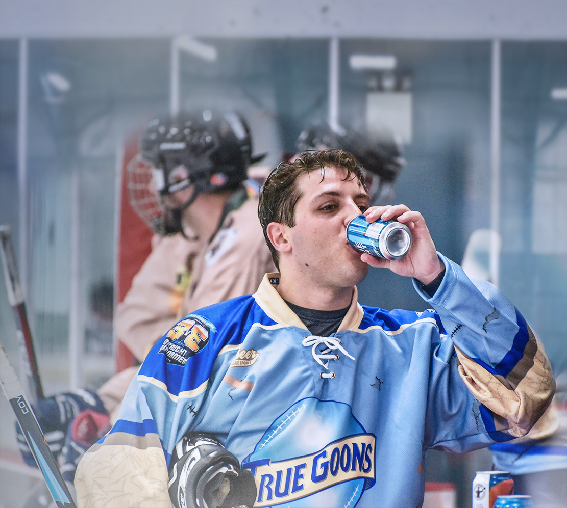 Here for Beer Sublimated Hockey Jersey — BEER LEAGUE SPORTS