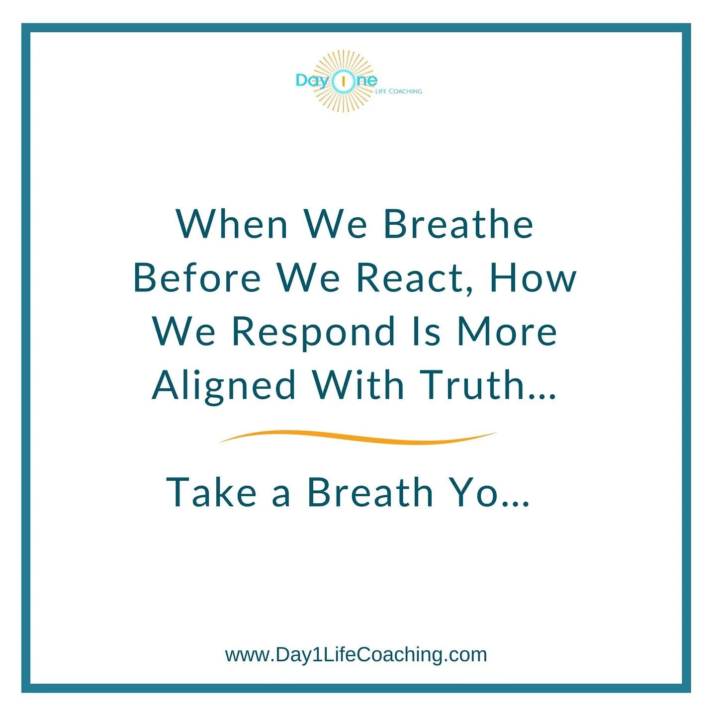What I&rsquo;ve Learned: Pt. On Breathing

☀️So back to the importance of mindful breathe!  They have been many times in my life, especially in periods of emotional stress, when I have been too quick to react, and not conscious enough to take a breat