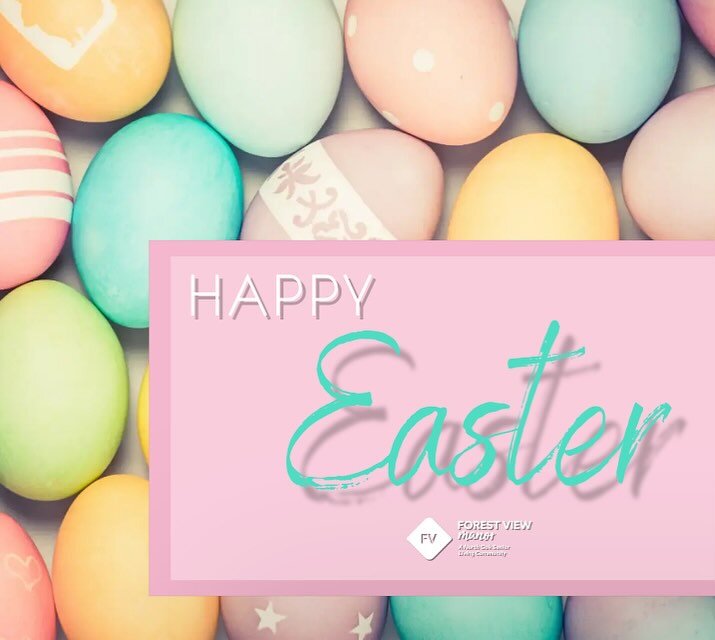 Wishing you an EGG-cellent Easter from all of us at Forest View Manor
.
.
.
#assistedliving #seniorliving