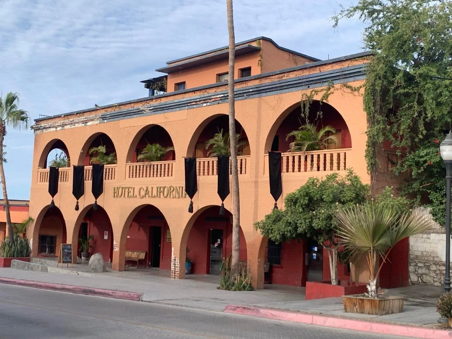 The real Hotel California the Eagles sang about in 1977 located in Todos Santos, Mexico