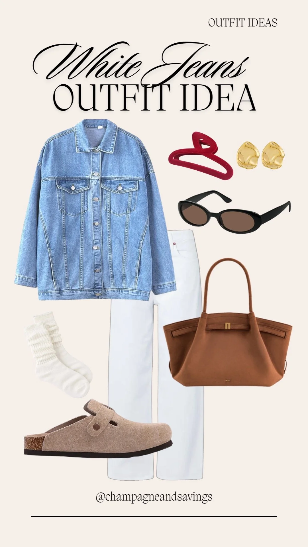12 Easy to Copy White Jeans Outfit Ideas for 2026 — Champagne & Savings