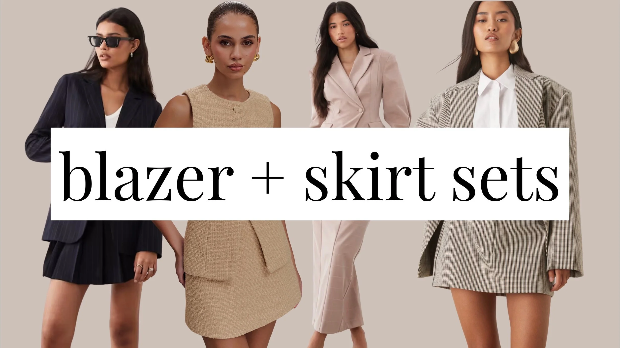 blazer and skirt sets