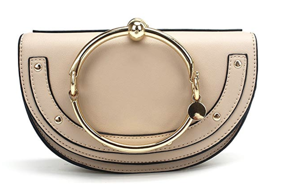Fashion Trend Guide: The Look for Less - Chloé Nile Ring Handle Bracelet Bag  Dupes
