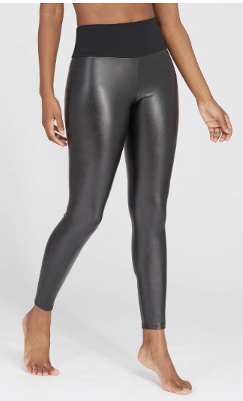 The Best Faux Leather Leggings Spanx Dupes — Champagne & Savings