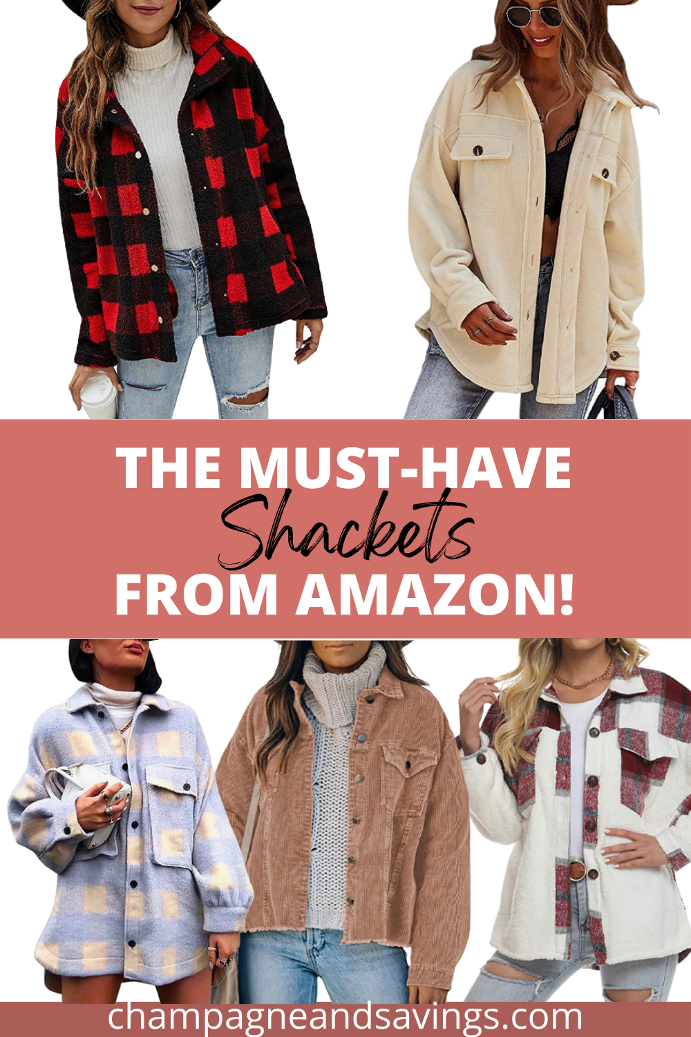 The Best Shackets from Amazon — Champagne & Savings