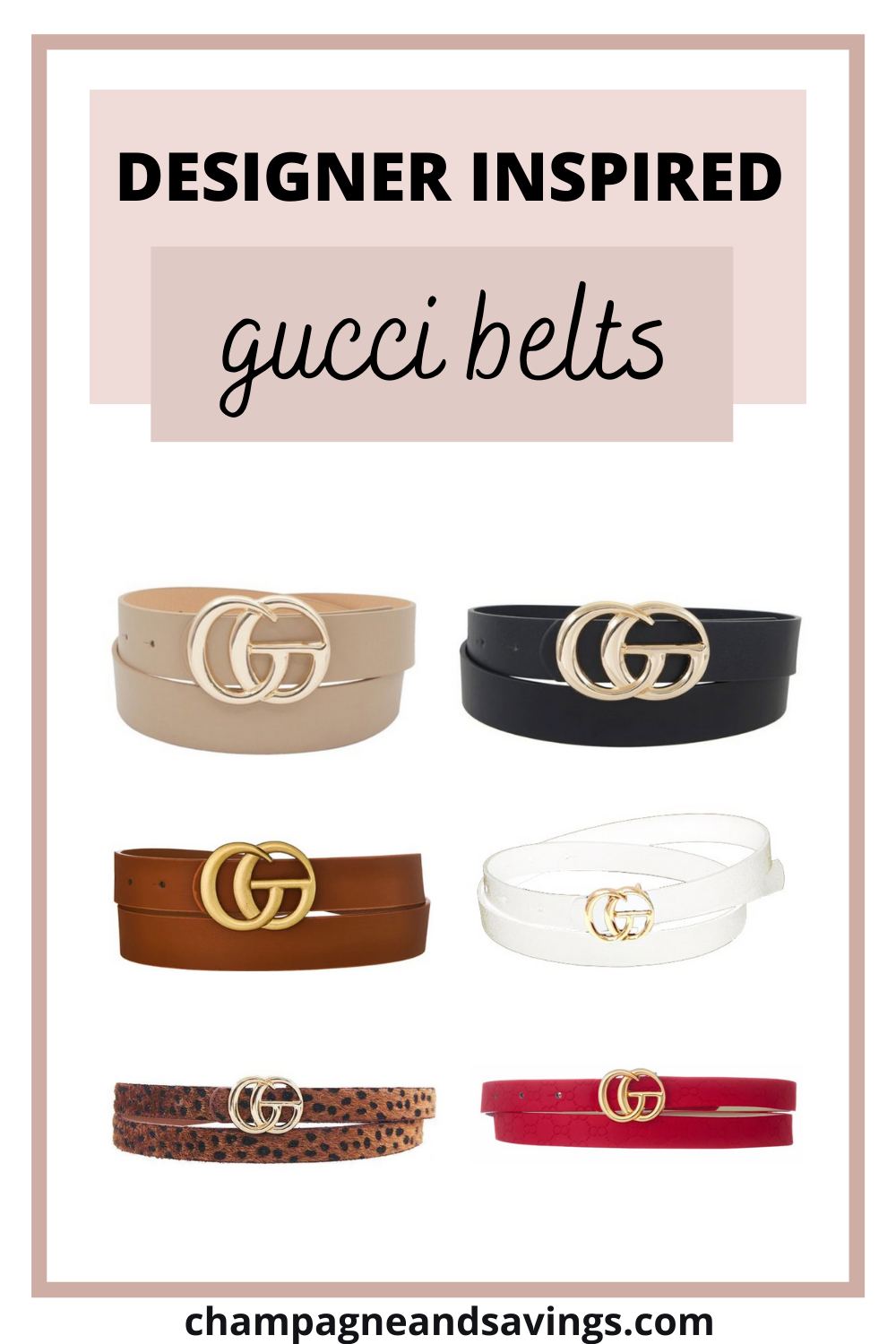 The BEST Place to Buy Gucci Belt Dupes & GG Belt Dupes  display picture 3