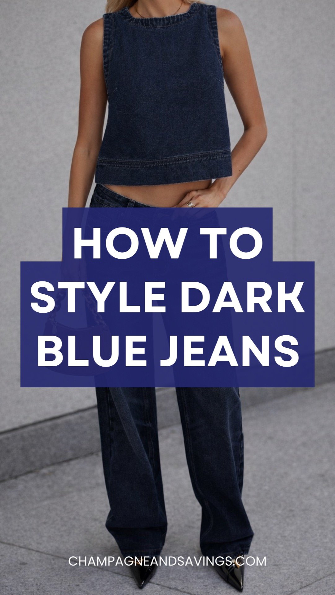 20 Dark Blue Jeans Outfit Ideas For Every Season