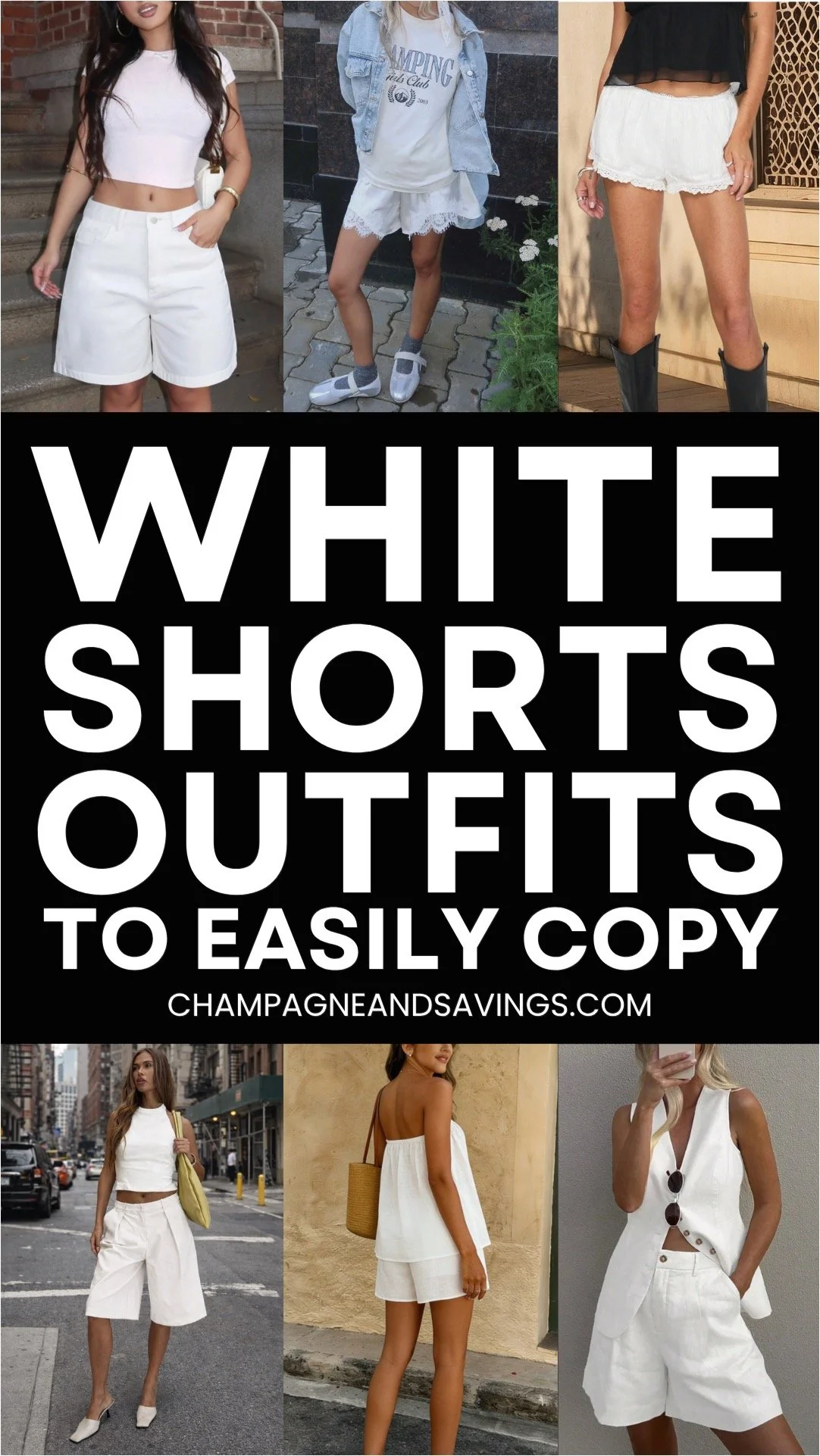 Cool Girl Approved White Shorts Outfits To Obsess Over
