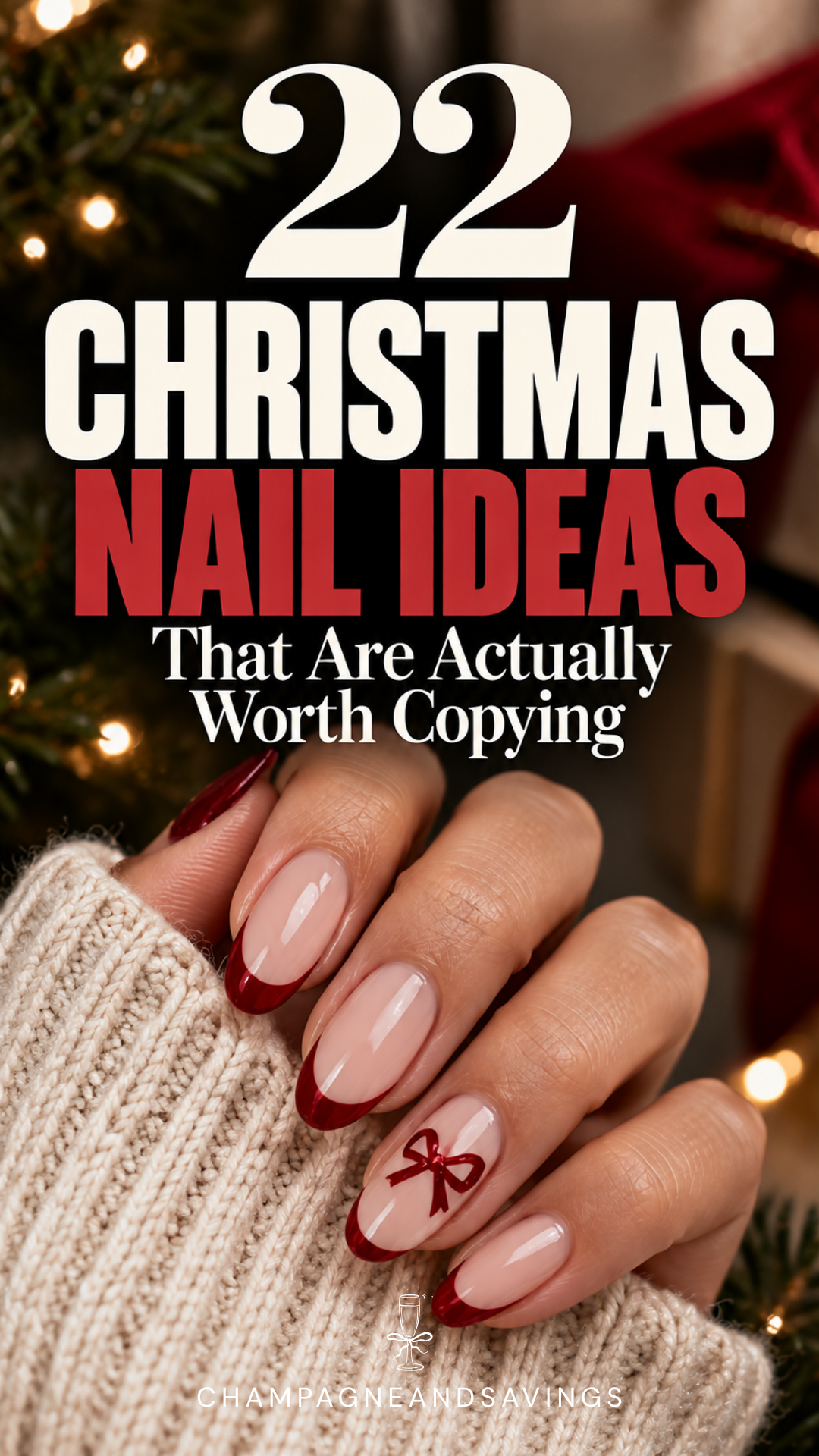 22 Christmas Nail Ideas That Are Actually Cute