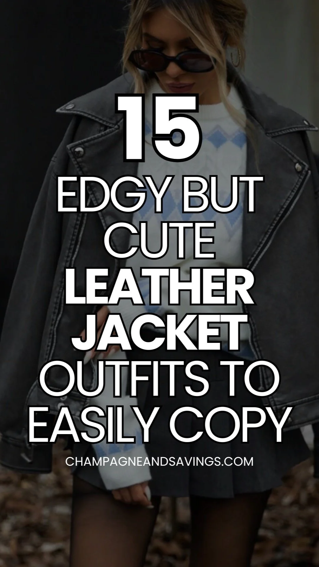 leather jacket outfit