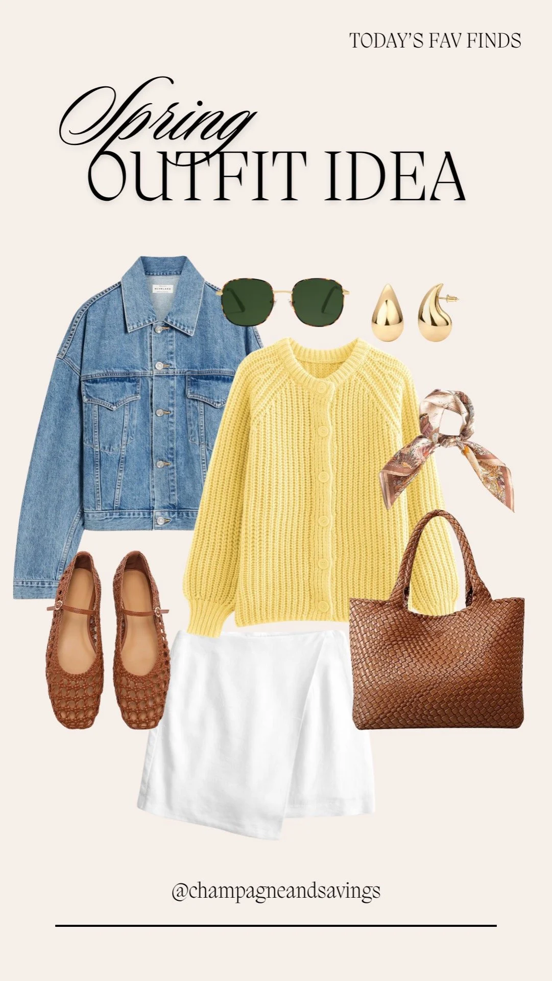 The Trendy But Classic Spring Capsule Wardrobe (2025) — Champagne & Savings
