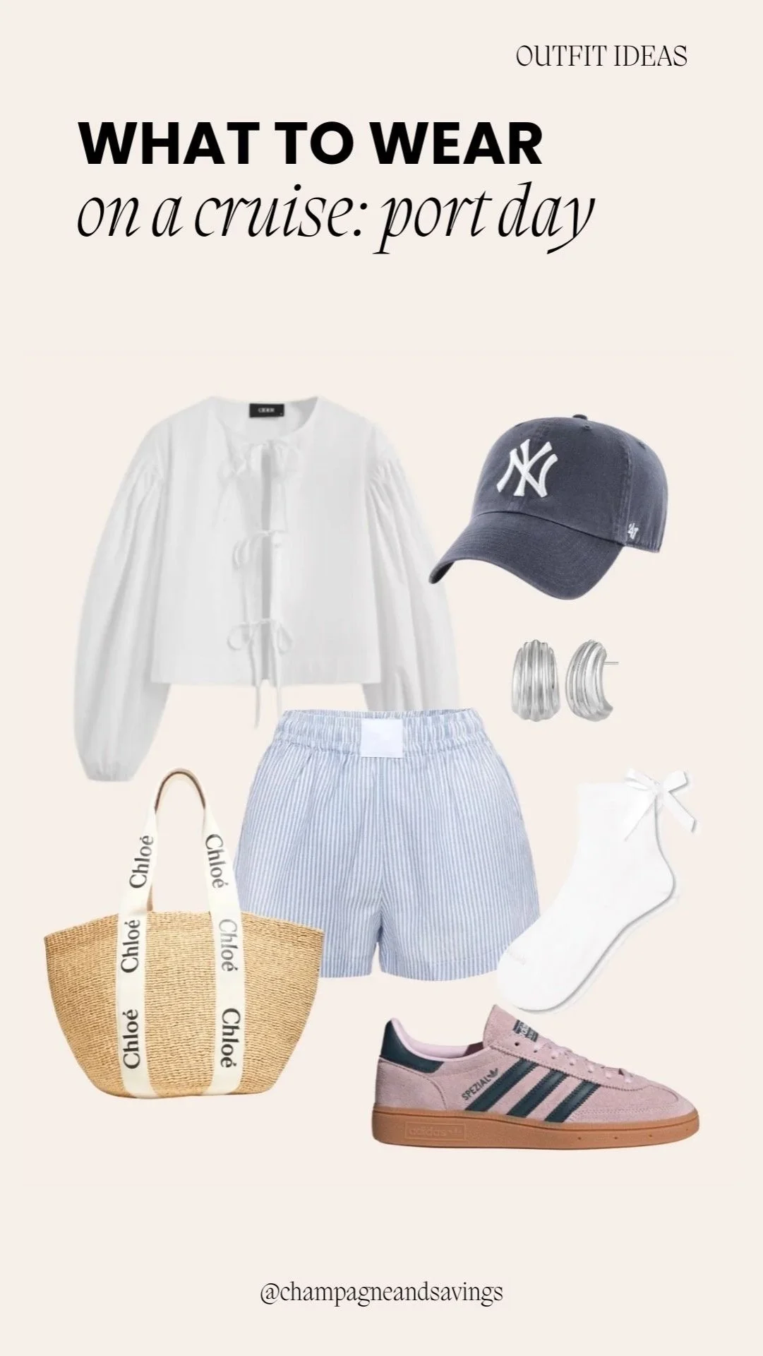 Lightweight layered outfit paired with comfy sneakers, styled as a casual cruise look perfect for exploring ports and daytime adventures.