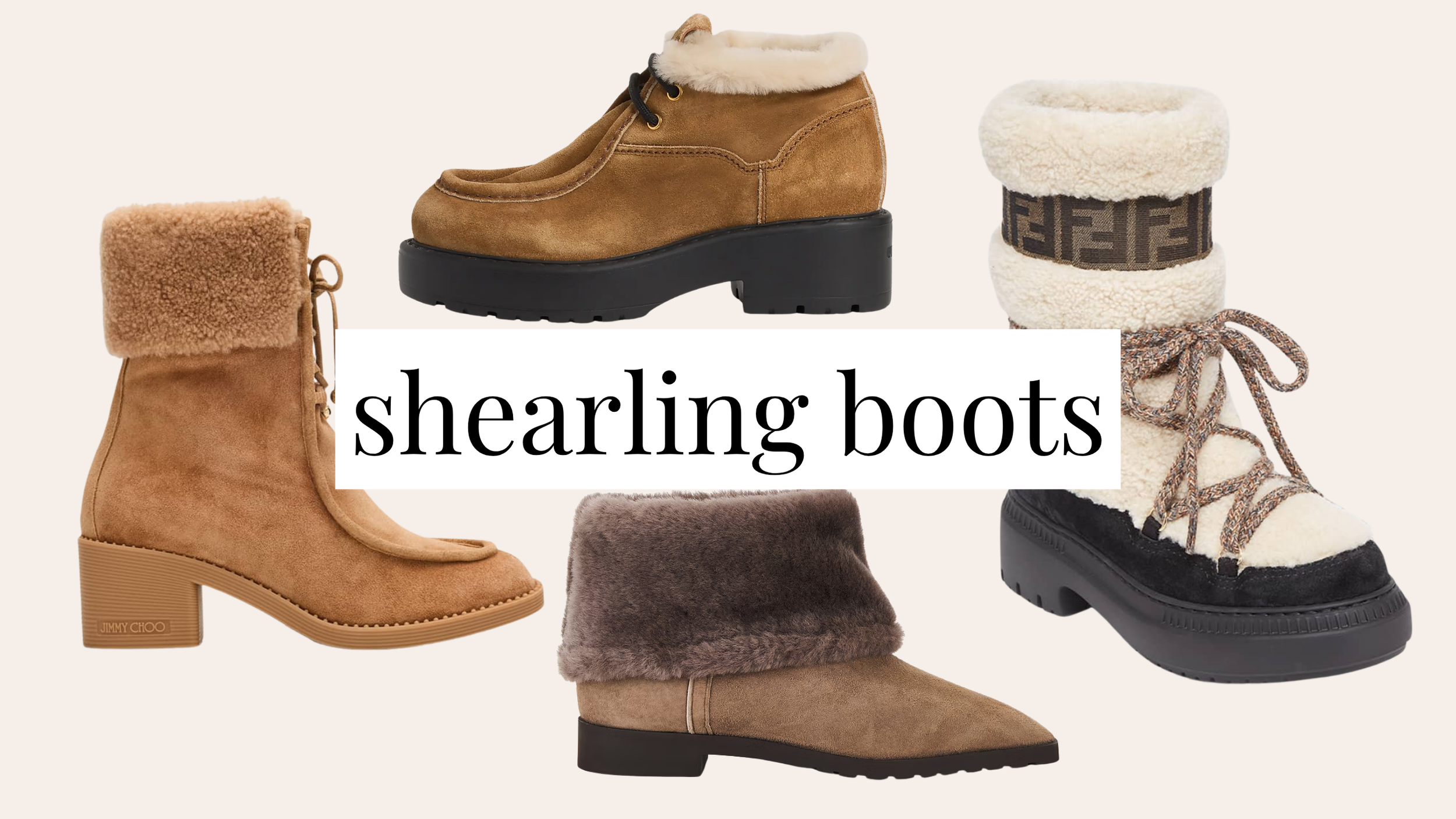 shearling boots