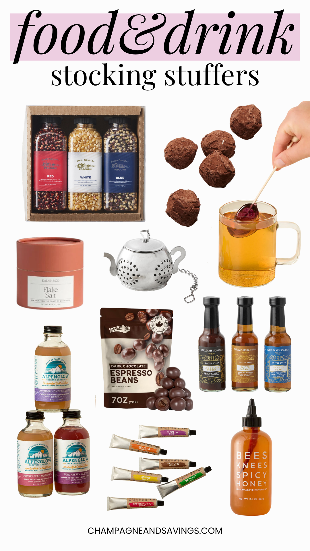 food and drink stocking stuffers for women