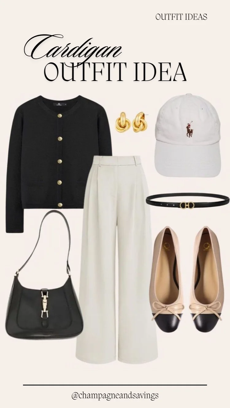 22 Trendy Cardigan Outfits That Are In Style For 2025 — Champagne & Savings
