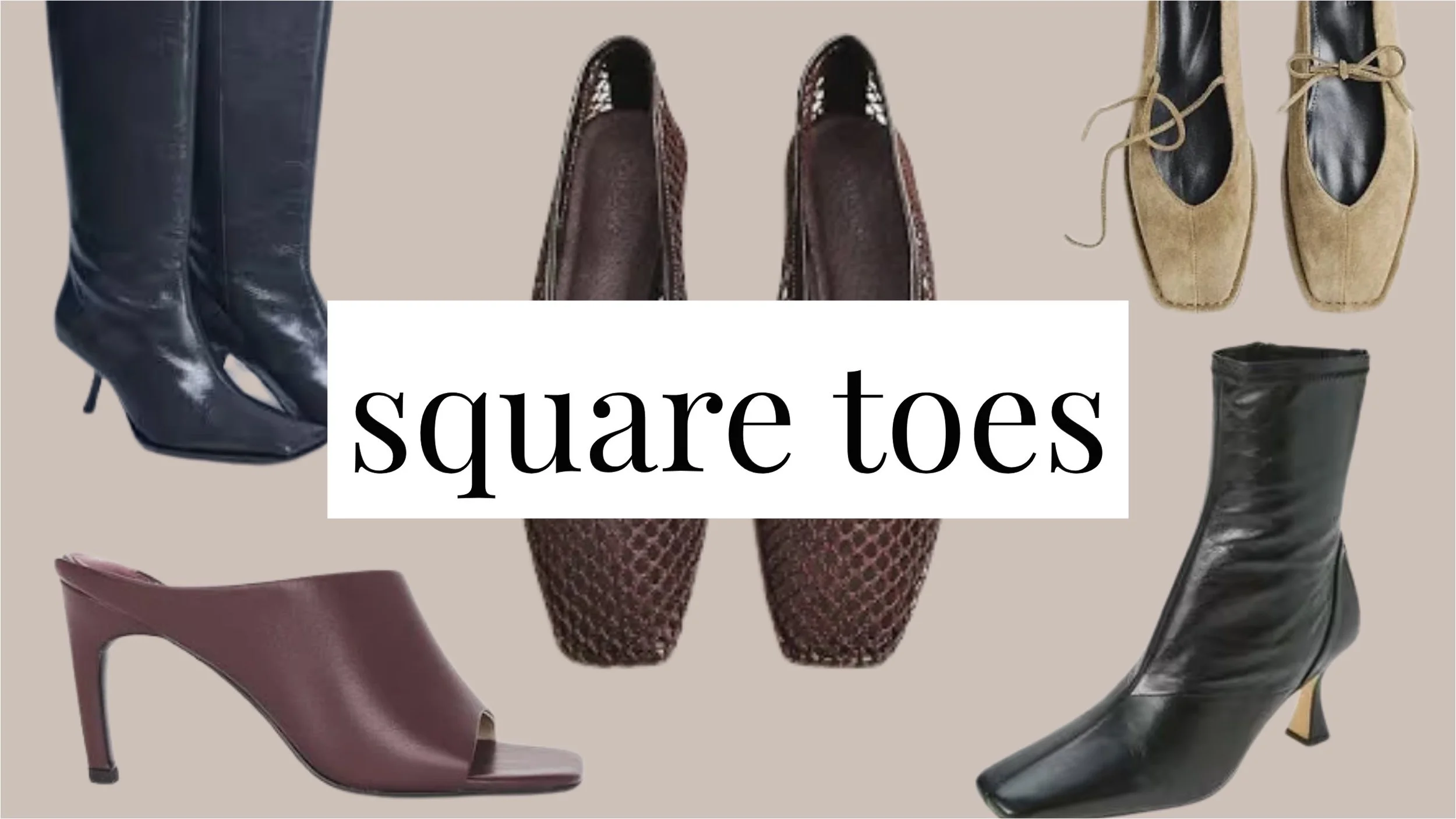square toe shoes