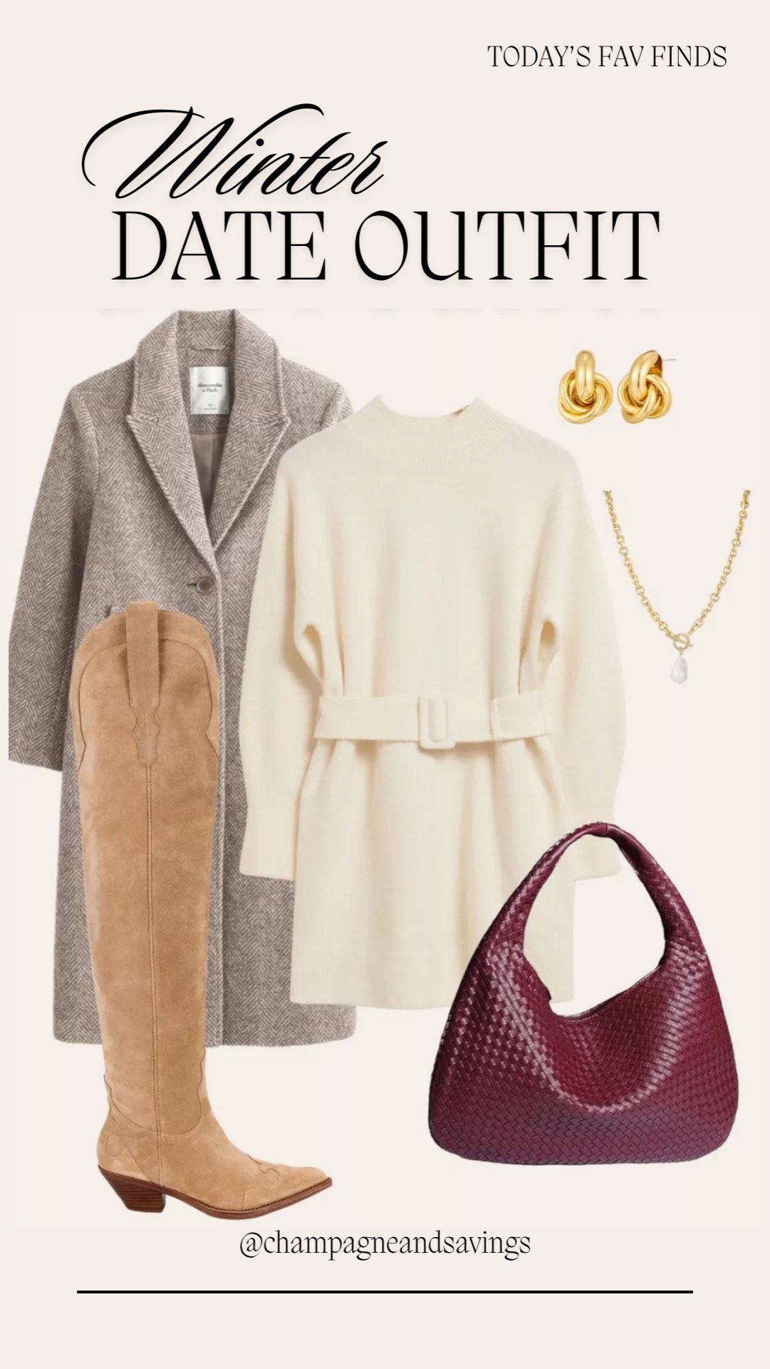 14 Chic Winter Date Night Outfits You'll Want to Copy — Champagne & Savings — free download