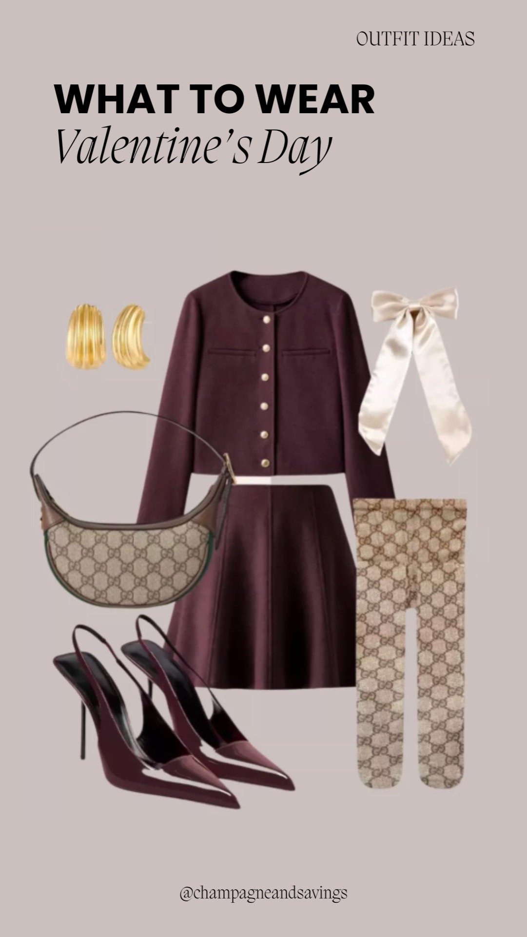 Classic romantic Valentine’s Day dress perfect for a date night or special occasion, styled for a timeless look.