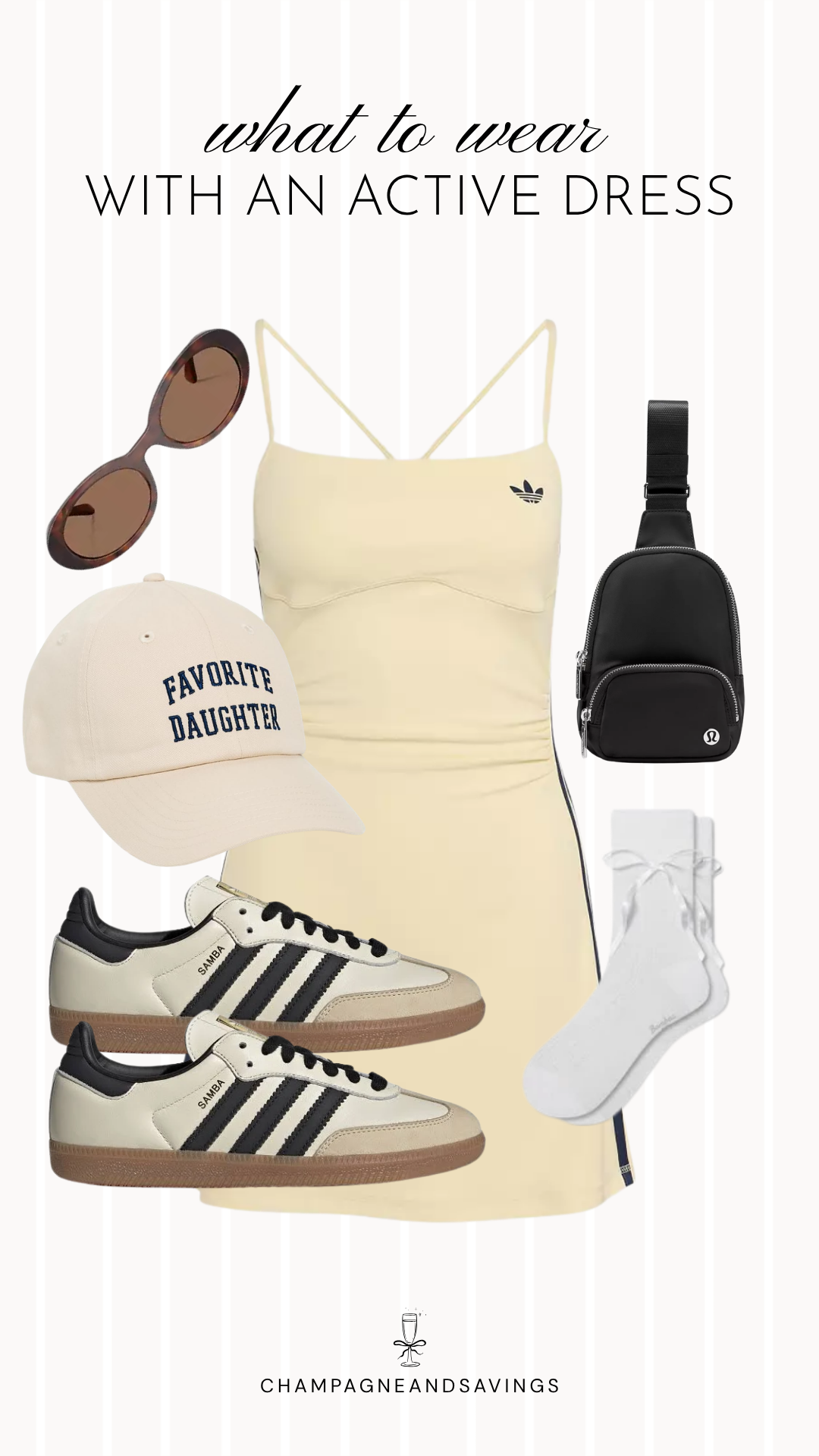 adidas athletic dress outfit idea