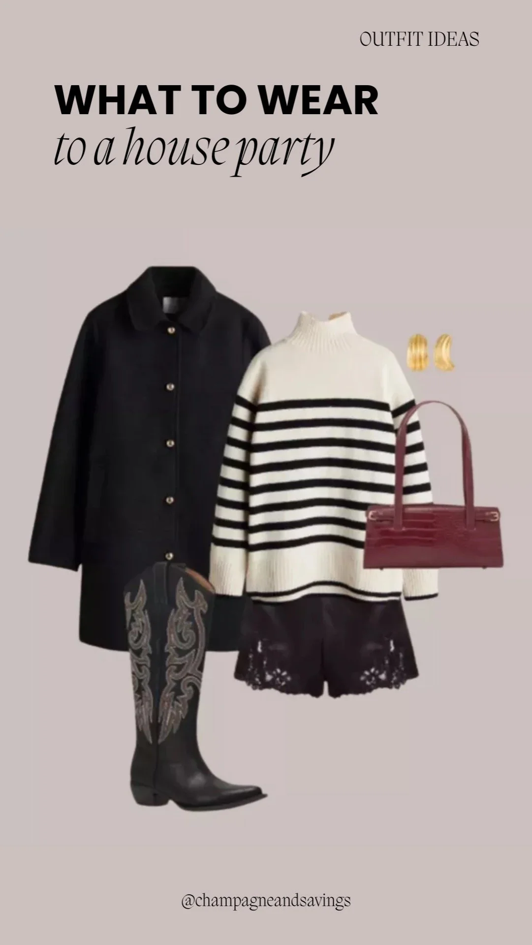 Elevated casual outfit styled with playful details and chic accessories for modern style inspiration.