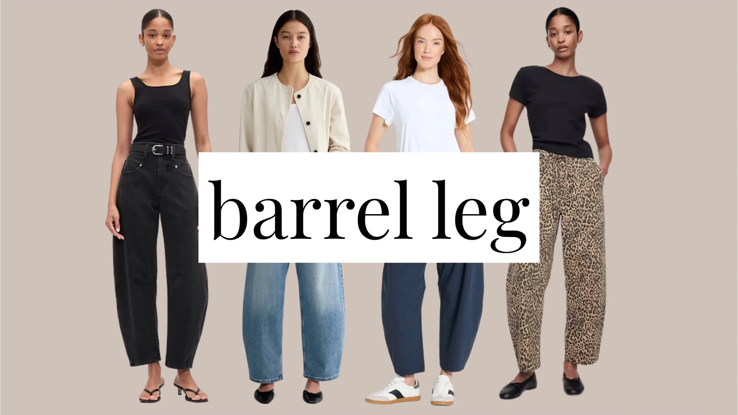 barrel leg pants