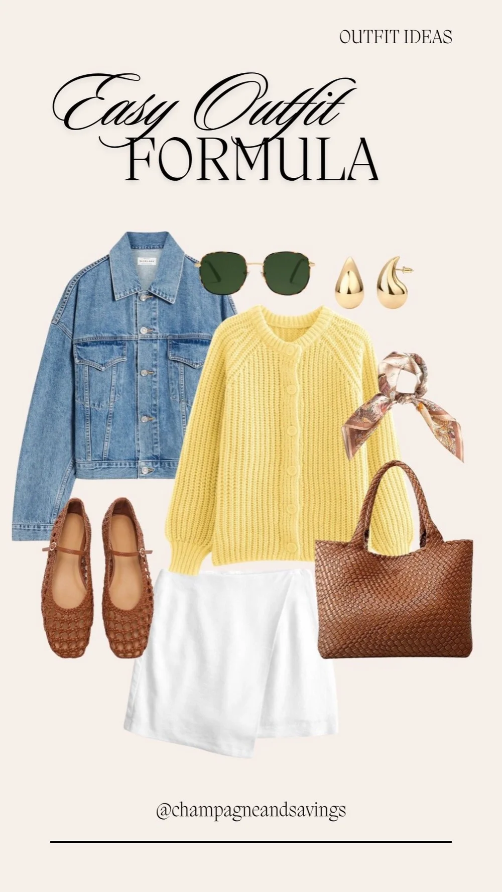 9 Easy Outfit Formulas With Items You Probably Already Own! — Champagne ...