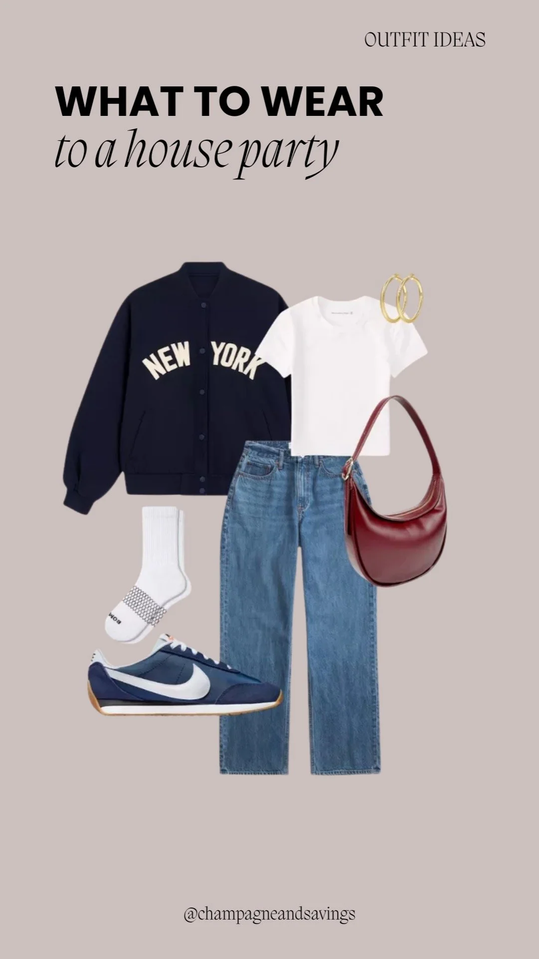 Laid-back outfit styled with trendy details and chic accessories for modern casual style inspiration.