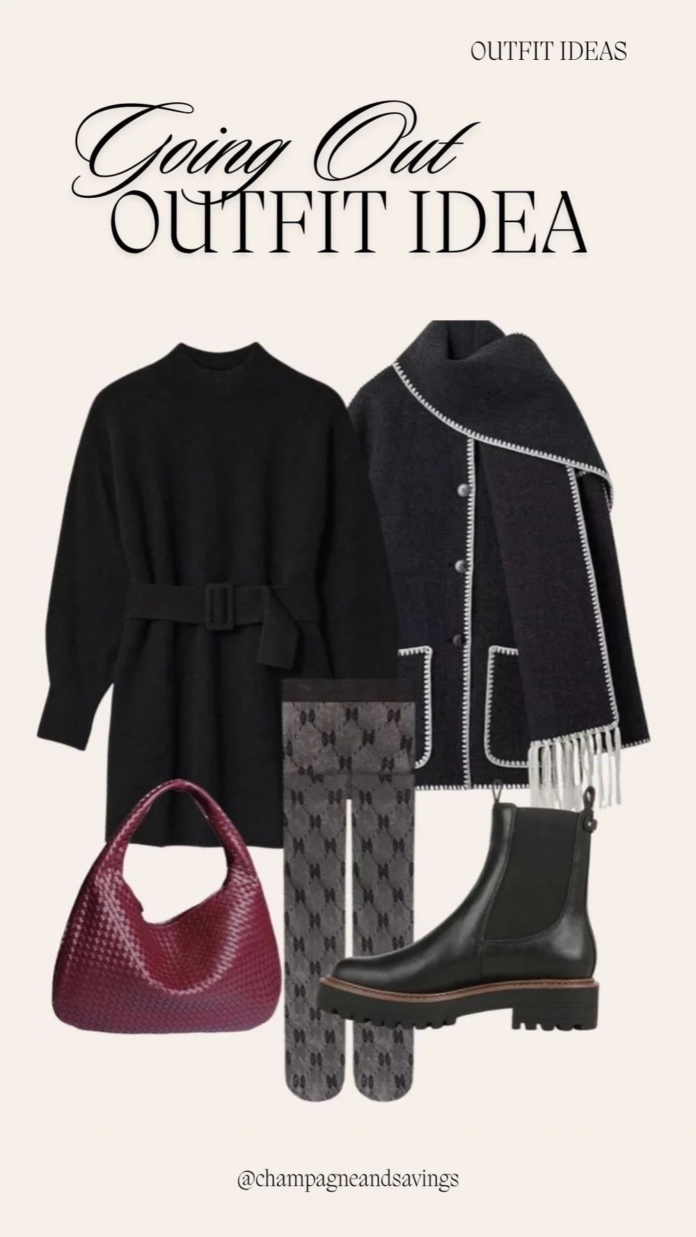 On Trend Winter Going Out Outfits to Copy — Champagne & Savings — free download
