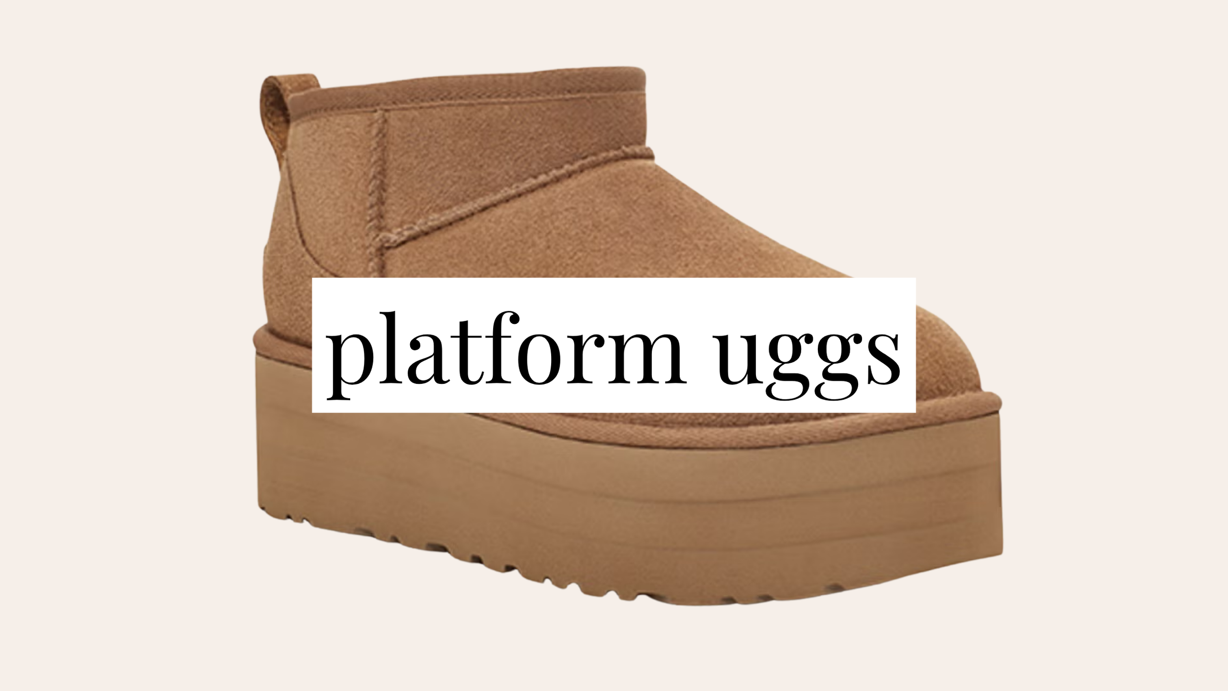 Platform Uggs as a fashion trend that is on its way out for 2027