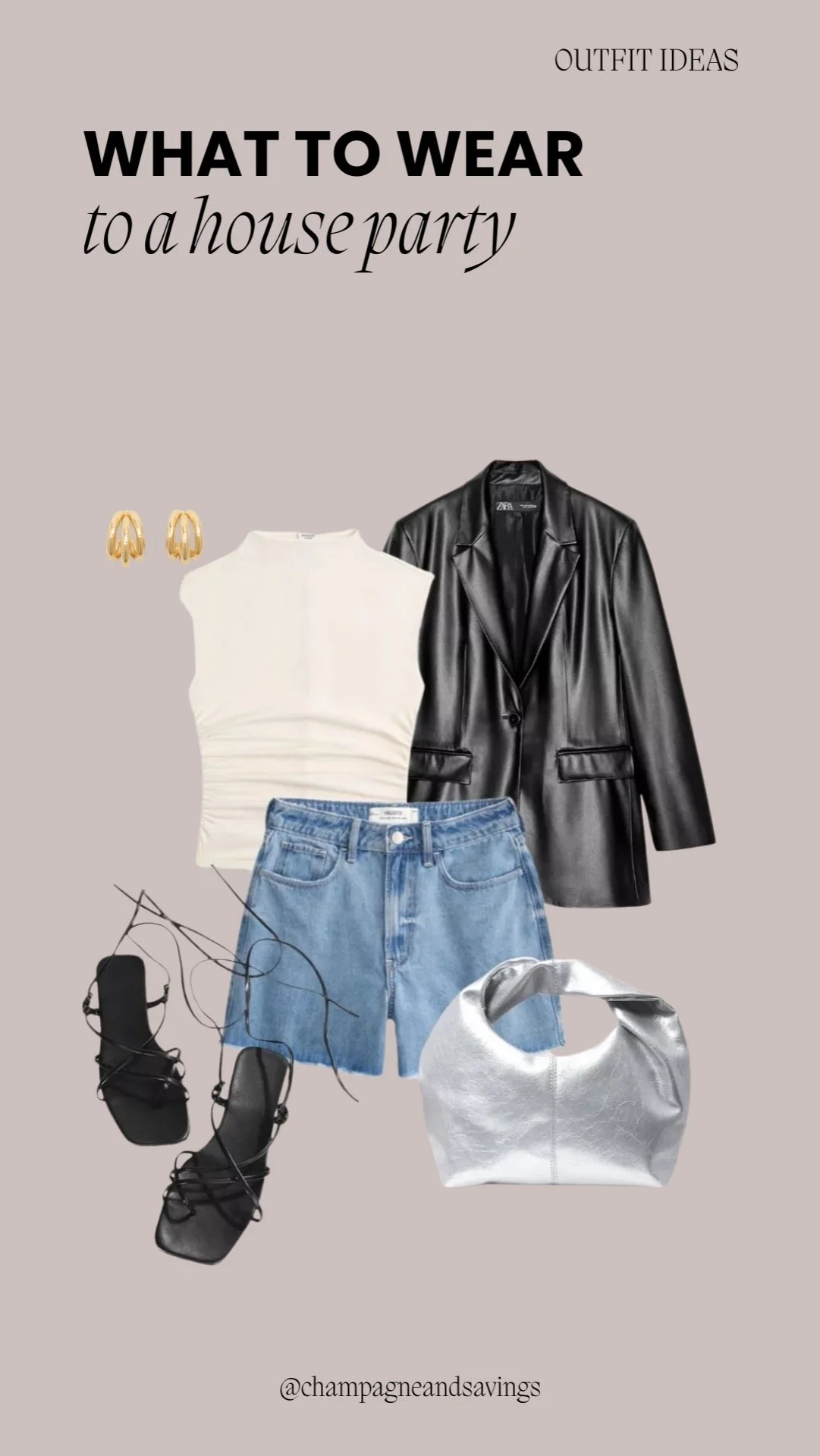 Laid-back outfit styled with trendy details and chic accessories for modern casual style inspiration.