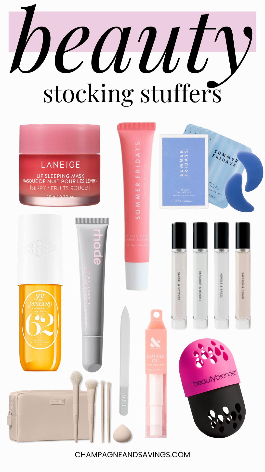 beauty stocking stuffers for women