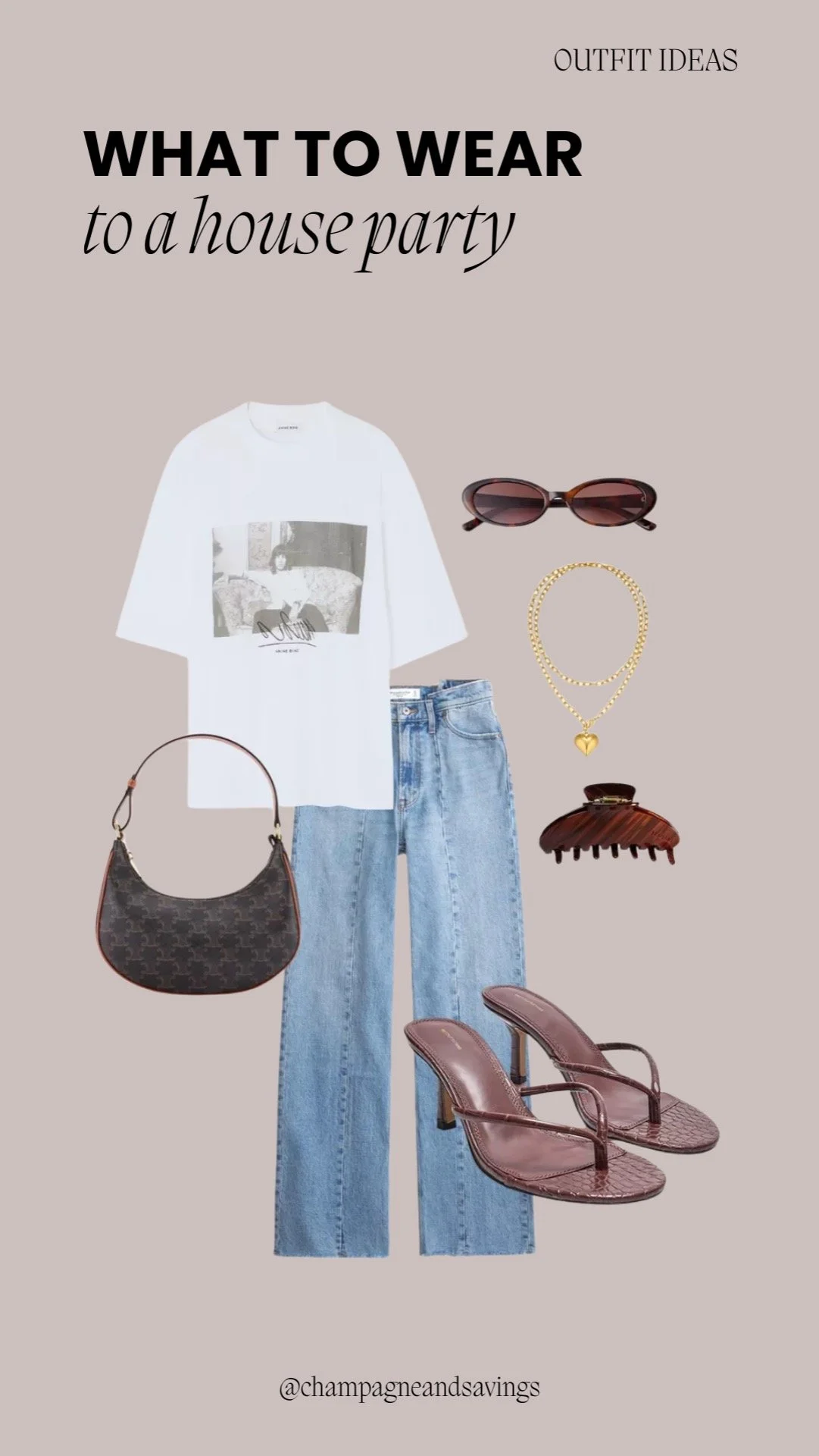 Casual tee outfit styled with chic accessories for effortless modern fashion inspiration.
