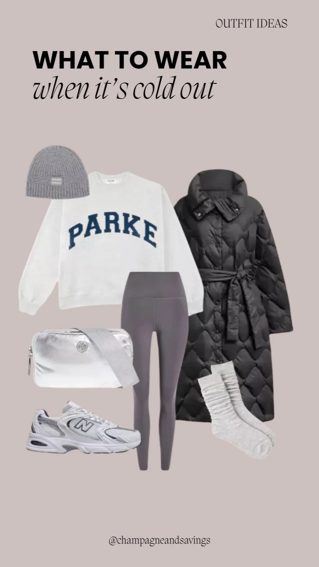 Casual Athleisure Outfit for Freezing Days