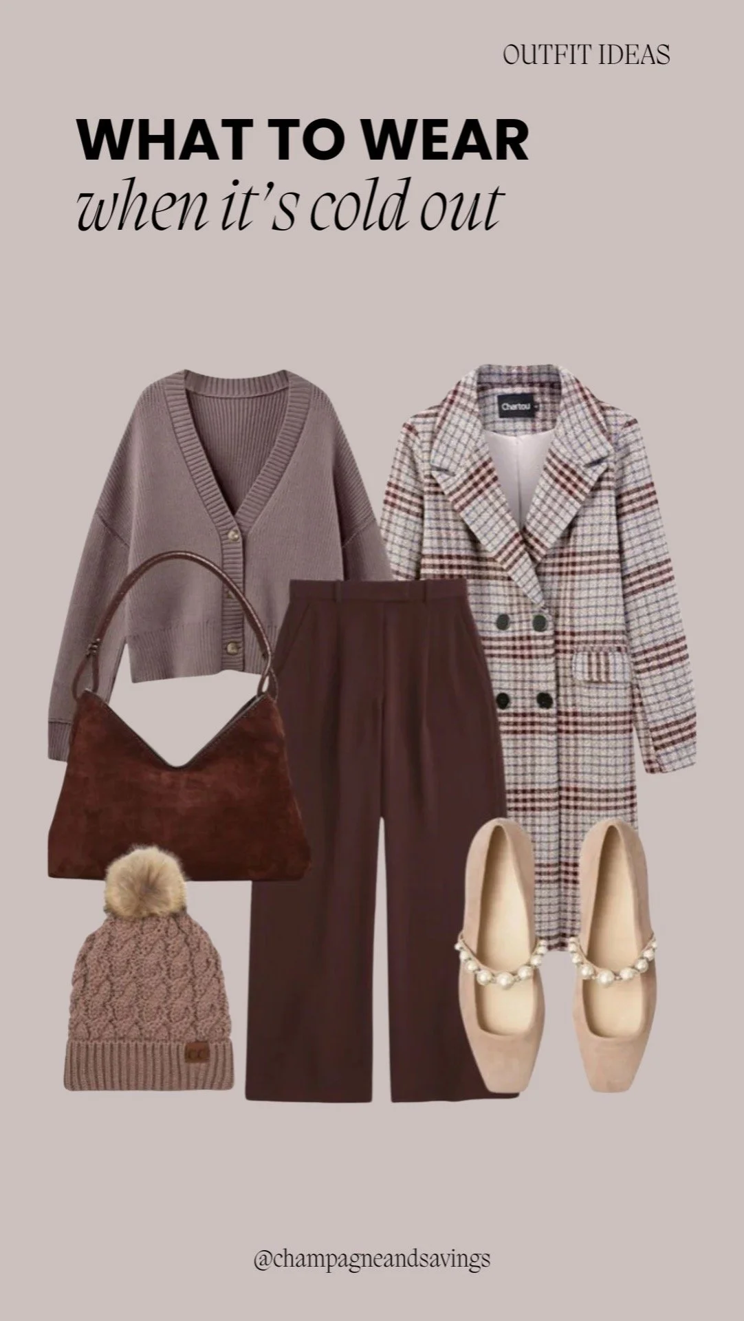 Neutral Winter Outfit With Tailored Pieces