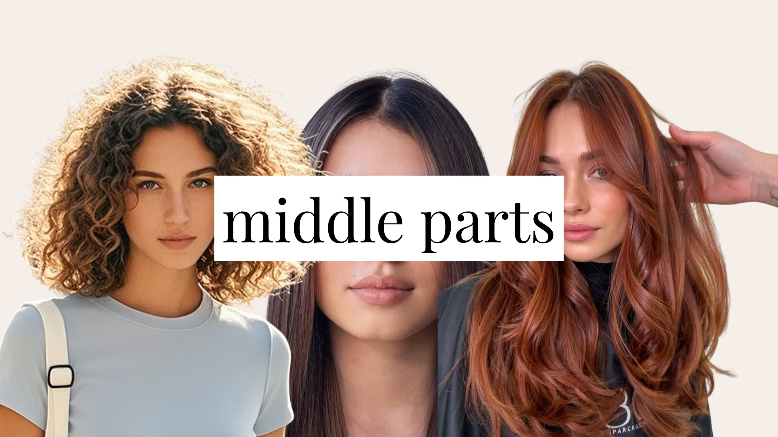 Middle parts as a fashion trend that is on its way out for 2027